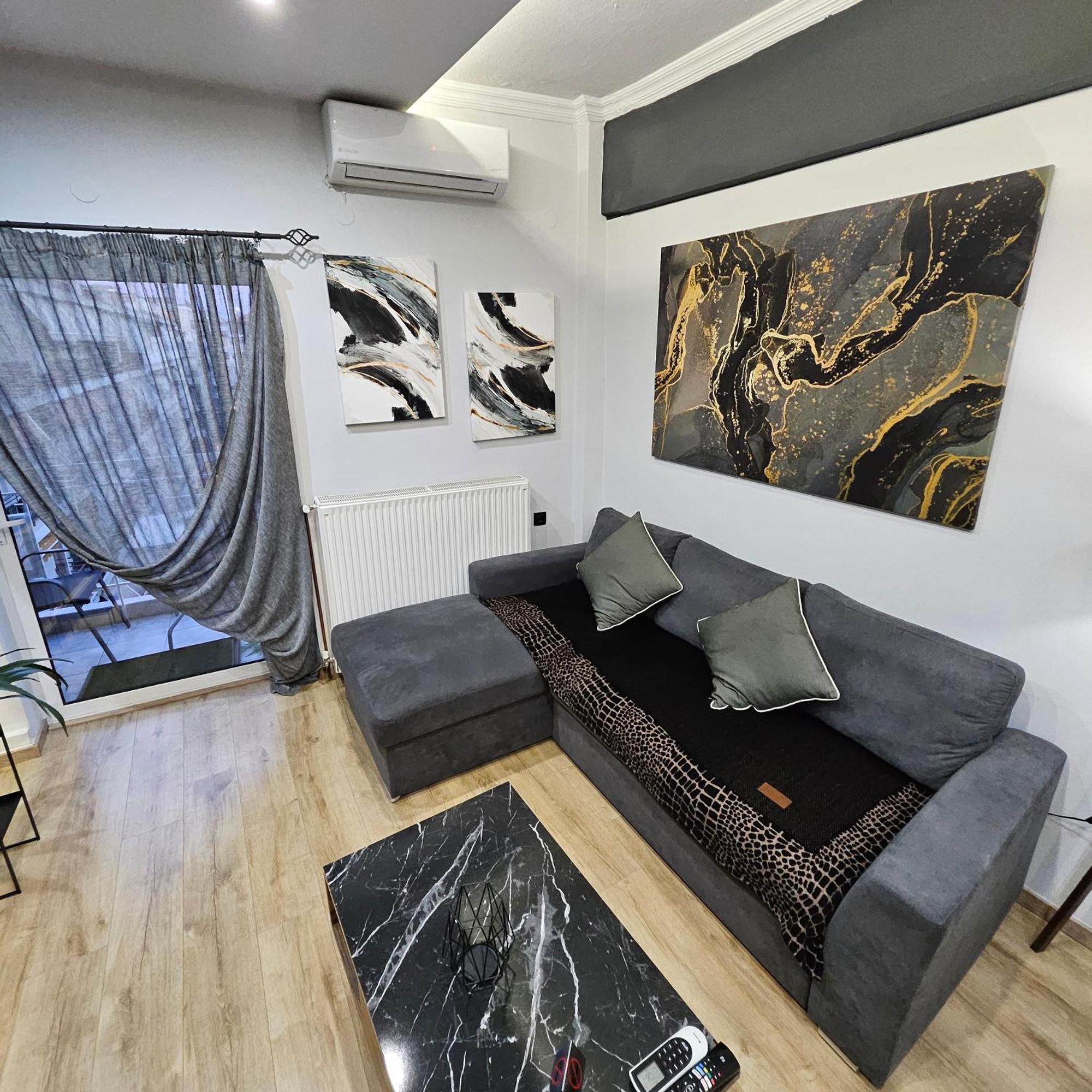 Central 3 Modern Apartment With Free Parking Serres Eksteriør billede